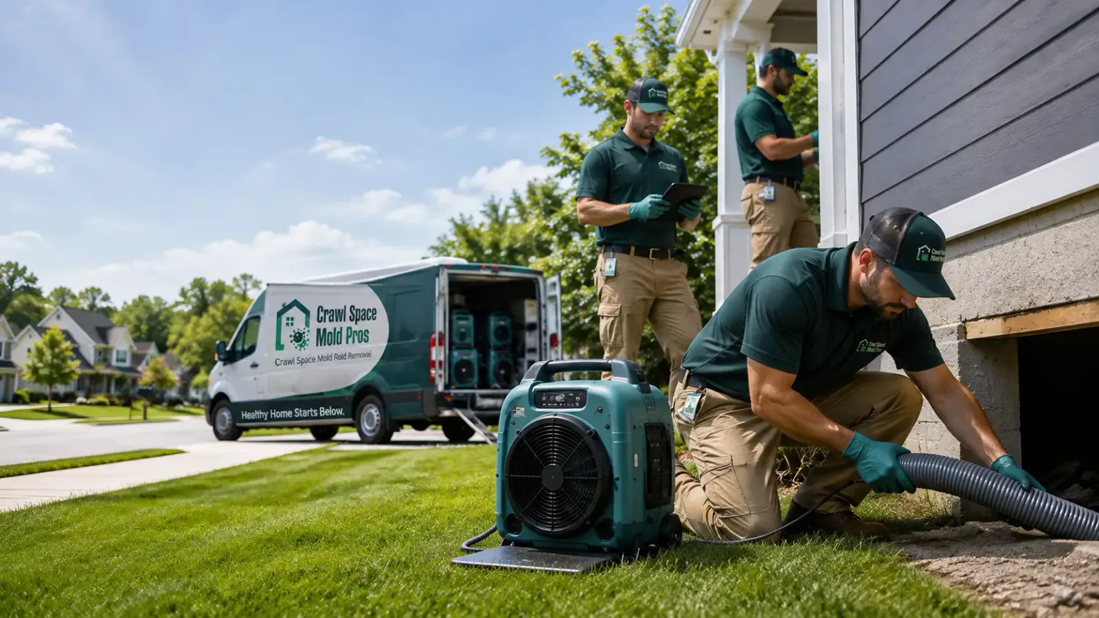 Crawl Space Mold Removal in Rosiclare, IL
